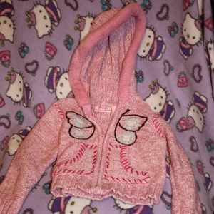 LAST CHANCE 10/20 BEAUTIFUL SUGAR ZIPPER SWEATER(2T)